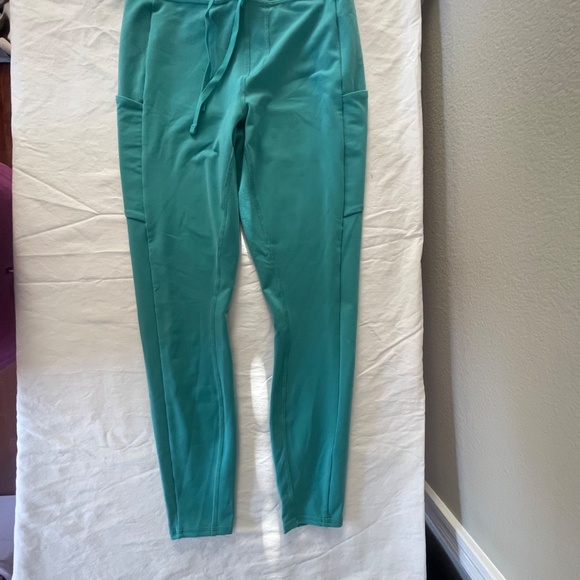 ALO Yoga High Waist Checkpoint Legging Ocean Teal Sz S - Picture 7 of 10